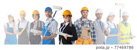 Industrial contractors workers Industrial contractors workers 77469786