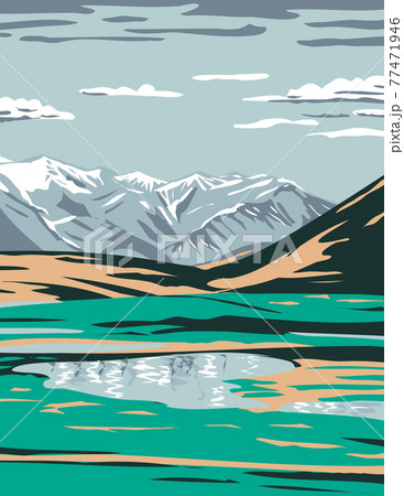 Brooks Range from near Galbraith Lake Located in the North Slope Borough of Alaska United States Wpa Poster Art Brooks Range from near Galbraith Lake Located in the North Slope Borough of Alaska United States Wpa Poster Art 77471946