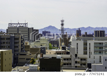 岡山市役所から南部方面を望む　岡山県岡山市 77473241