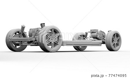 電気自動車用のプラットフォーム構造のクレイレンダリングイメージ 電気自動車用のプラットフォーム構造のクレイレンダリングイメージ 77474095