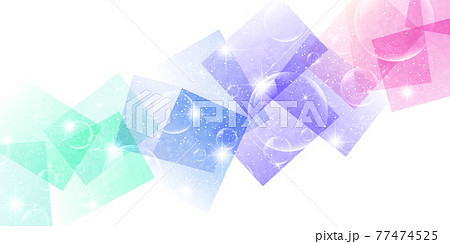 和紙 夏 青 背景のイラスト素材