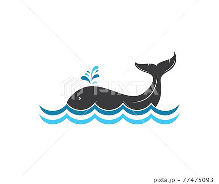 whale tail icon vector illustration design whale tail icon vector illustration design 77475093