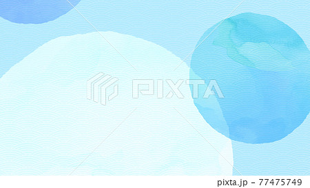 涼しい雰囲気の和風素材 複数のバリエーションがありますのイラスト素材