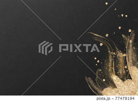 背景 テクスチャ 黒 高級感 グリッター フレーム 金 金紙 年賀状 正月 和紙 壁紙 キラキラ レの写真素材 背景 テクスチャ 黒 高級感 グリッター フレーム 金 金紙 年賀状 正月 和紙 壁紙 キラキラ レの写真素材