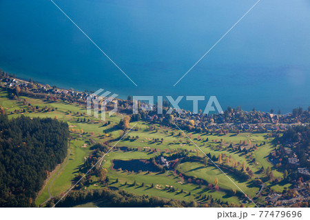 Golf fields aerial luxury lifestyle Victoria BC Golf fields aerial luxury lifestyle Victoria BC 77479696