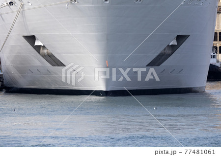 cruise ship prow bow detail cruise ship prow bow detail 77481061