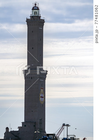 genoa lanterna lighthouse city symbol genoa lanterna lighthouse city symbol 77481062