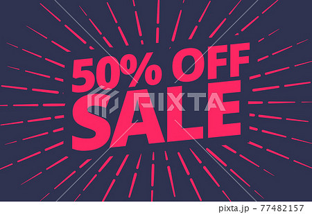 vector sale banner design template 77482157