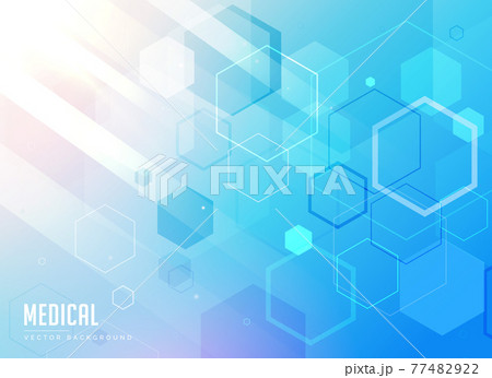 medical care blue background with hexagonal geometric shapes medical care blue background with hexagonal geometric shapes 77482922
