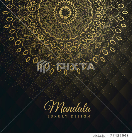 premium background with golden mandala decoration premium background with golden mandala decoration 77482943