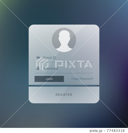 modern login form user interface design template 77483316