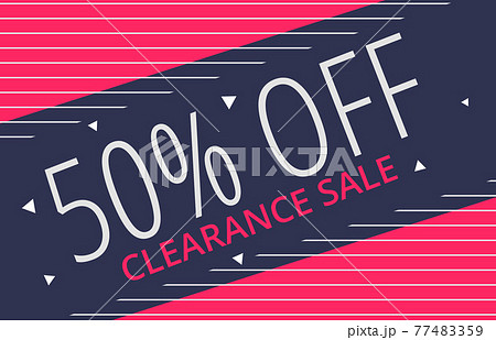 awesome creative sale voucher banner design with discount details 77483359