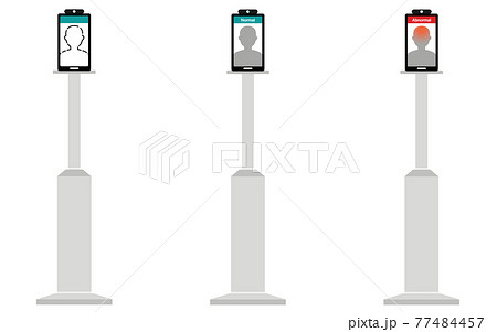 スマホを利用した非接触型体温測定 77484457