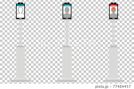 Non-contact body temperature measurement using a smartphone 77484457