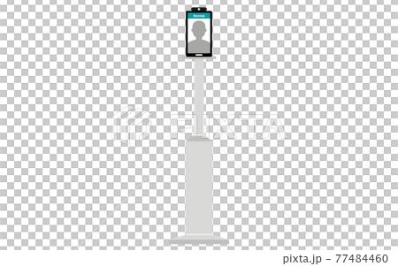 スマホを利用した非接触型体温測定 77484460