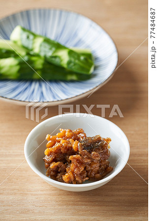 金山寺味噌と胡瓜 77484687