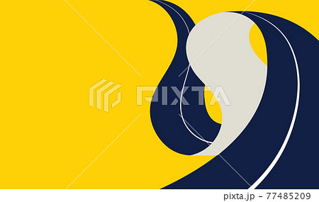 Curve road vector illustration on white background. 77485209