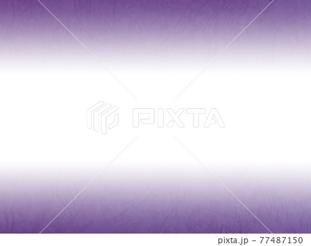 木目模様のある和紙/渋い紫色 中央から上下に濃くなるグラデーション和紙 背景素材 横 他色有り 77487150