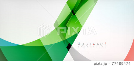 Vector color hexagons geometric abstract background 77489474