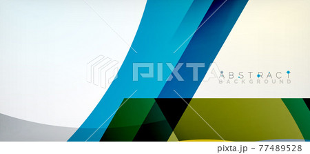 Vector color hexagons geometric abstract background 77489528