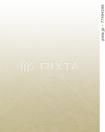 木目模様のある和紙/淡い薄墨黄土色 上から下へ濃くなるグラデーション和紙 背景素材 縦 他色有り 77494286