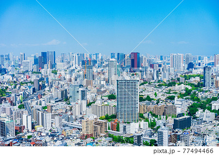 東京の都心風景 77494466