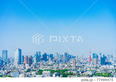 東京の都心風景 東京の都心風景 77494473