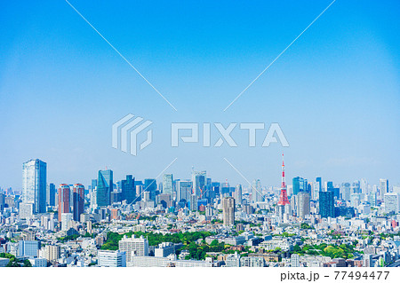 東京の都心風景 東京の都心風景 77494477