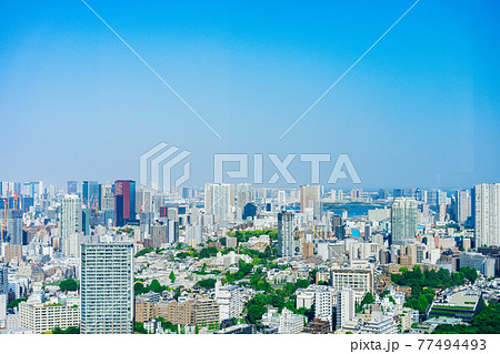 東京の都心風景 77494493