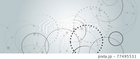 Black connect dotted circle in modern style on halftone background. Communication network. Abstract background banner. Modern vector illustration Black connect dotted circle in modern style on halftone background. Communication network. Abstract background banner. Modern vector illustration 77495531
