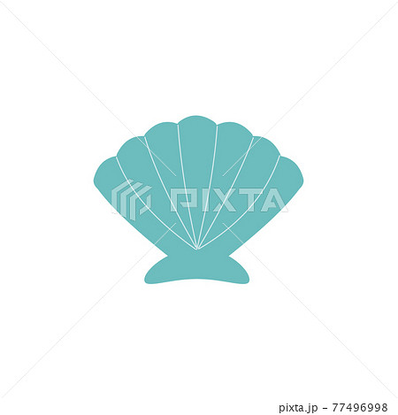 夏にぴったりかわいいイラスト 貝殻のイラスト素材
