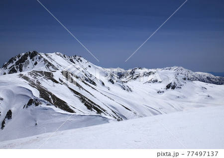 4月の立山三山 4月の立山三山 77497137