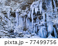 埼玉県秩父の氷柱 77499756