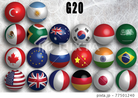 G20 主要国首脳会議(G7)+EU、ロシア、新興国11か国 G20 主要国首脳会議(G7)+EU、ロシア、新興国11か国 77501240