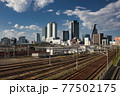 ささしまライブ駅から見た名古屋駅のビル群 77502175