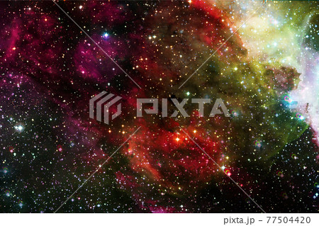 Outer space. Elements of this image furnished by NASA 77504420