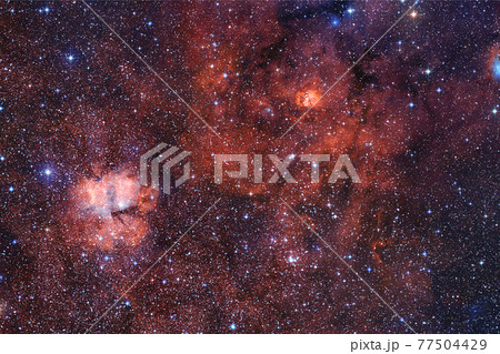 Outer space. Elements of this image furnished by NASA 77504429