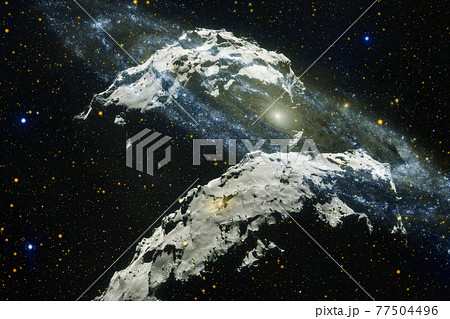 Deep space. Elements of this image furnished by NASA 77504496