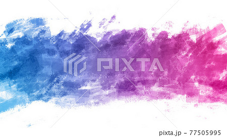 紫 青の手描きグラデーション水彩背景素材のイラスト素材