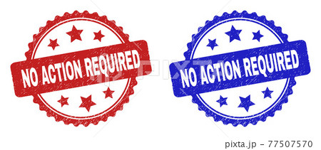 NO ACTION REQUIRED Rosette Seals with Grunged Style NO ACTION REQUIRED Rosette Seals with Grunged Style 77507570