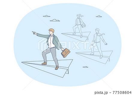 Success, leadership, business development concept Success, leadership, business development concept 77508604