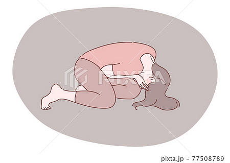 Despair, frustration, depression concept 77508789