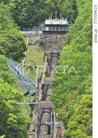 水力発電所　安積発電所　兵庫県宍粟市揖保川より取水 77509620