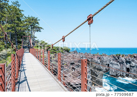 城ヶ崎海岸：門脇吊橋 77509687