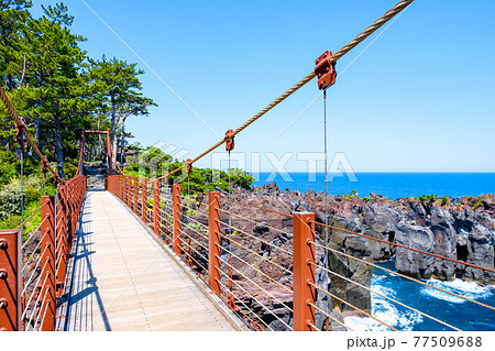 城ヶ崎海岸：門脇吊橋 77509688