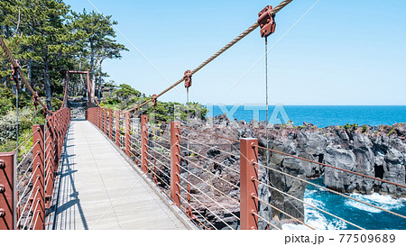 城ヶ崎海岸：門脇吊橋 77509689