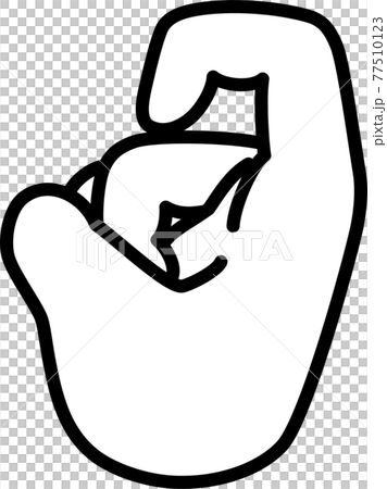 ハンドサイン:中国風の数の表現方法9 ハンドサイン:中国風の数の表現方法9 77510123