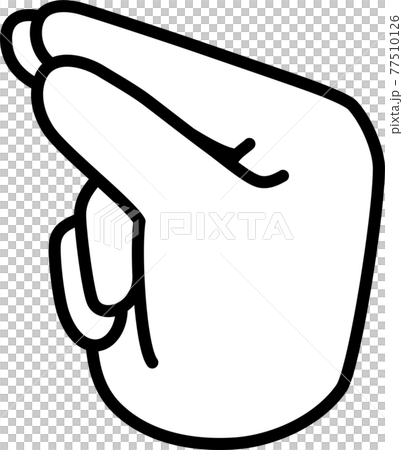 ハンドサイン：中国風の数の表現方法7 77510126