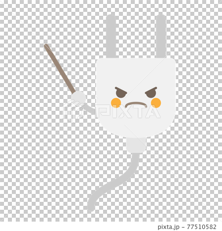 Pointer plug get angry - Stock Illustration [77510582] - PIXTA