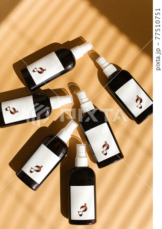 Natural Spa Treatment, beauty care products. A lot of defferent bottles Natural Spa Treatment, beauty care products. A lot of defferent bottles 77510751